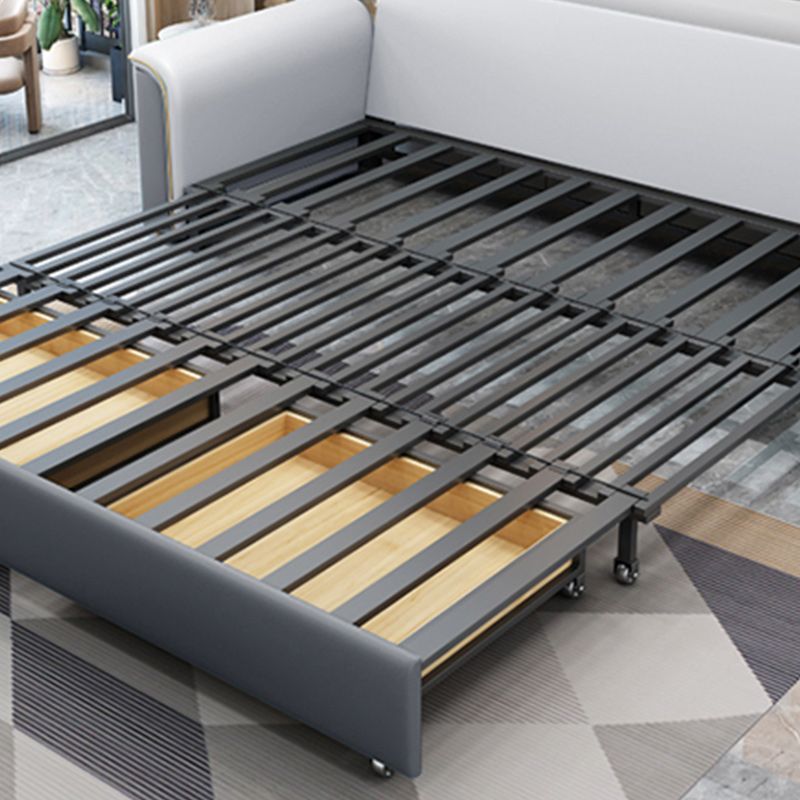 31"W Contemporary Sofa Bed Cushion Back Sleeper Sofa with Storage