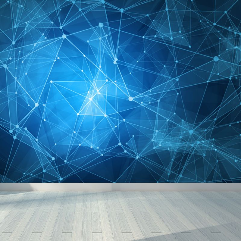 Extra Large Abstract Mural Dark Color Non-Woven Wall Art for Indoor Decor, Custom