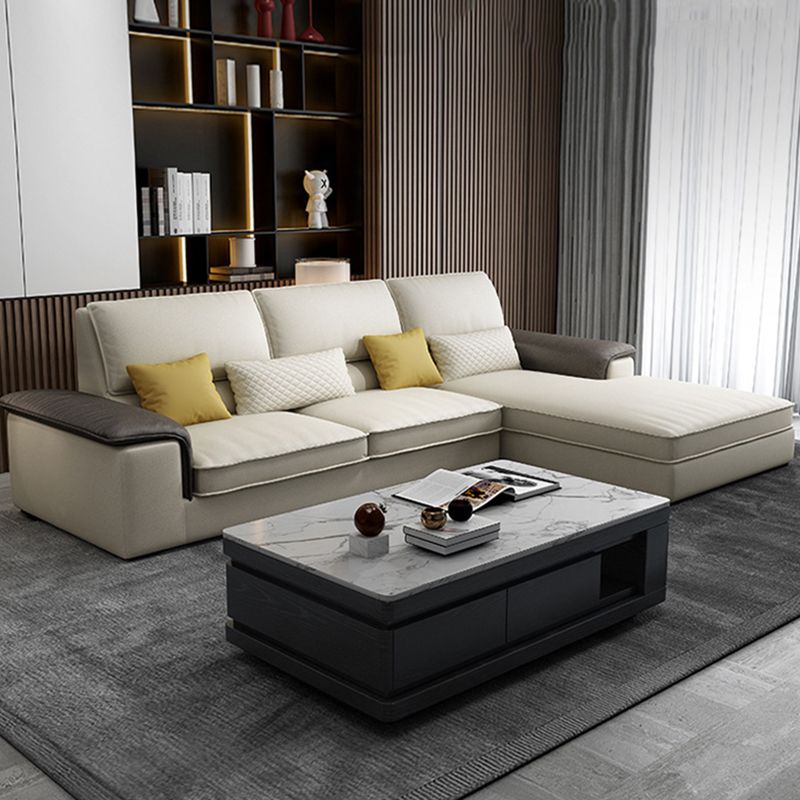 Assembled Settee Furniture Faux Leather and Fabric Bench Seating