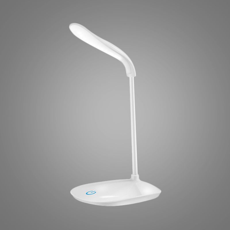 Lampada da banco di ricarica USB blu/rosa/bianca Lampada da tavolo sensibile allo stile moderno per la lettura