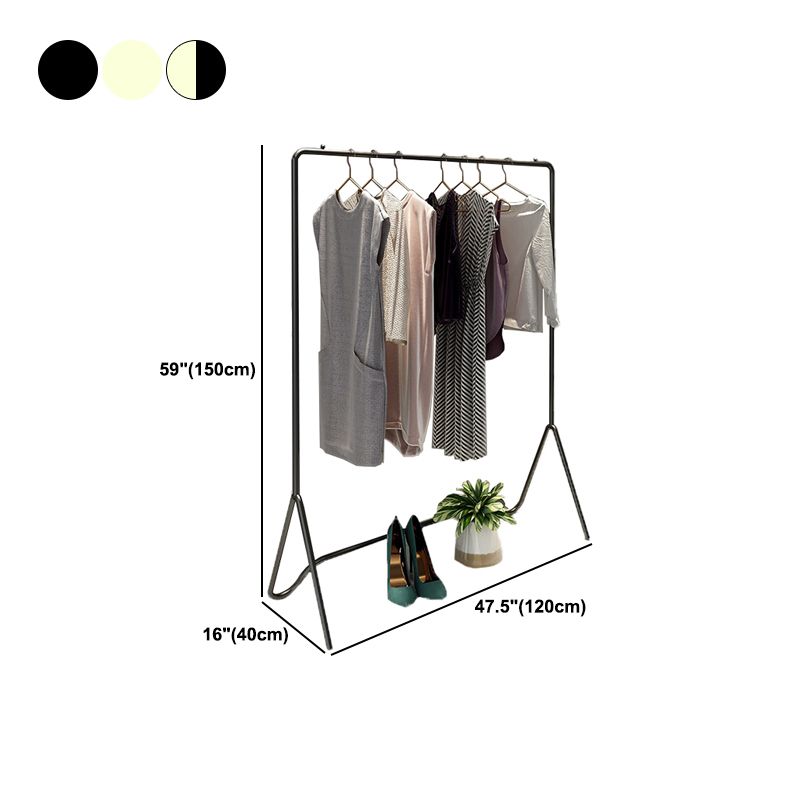 Industrial Coat Hanger Free Standing Modern Solid Color Coat Rack