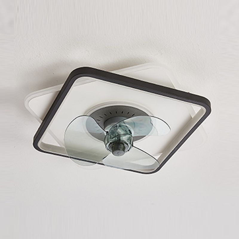 Iluminación de ventilador de techo de estilo moderno iluminación de ventilador de techo múltiple de metal para restaurante
