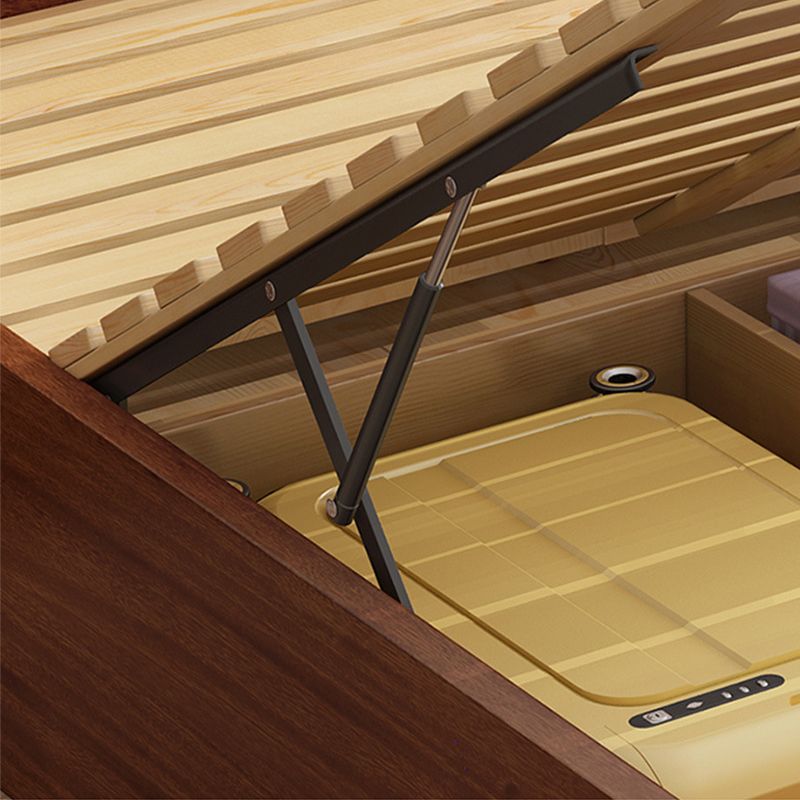 Traditional Headboard Standard Bed Adjustable Height Bed with Legs