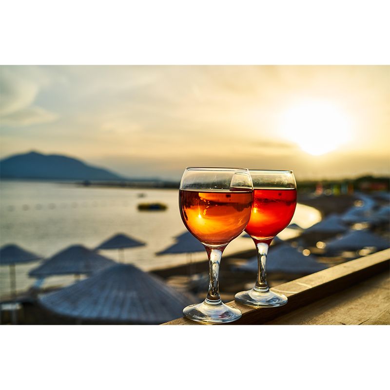 Commercial Use Wine Mural Wallpaper Stain Resistant Wall Decor for Bar Pub