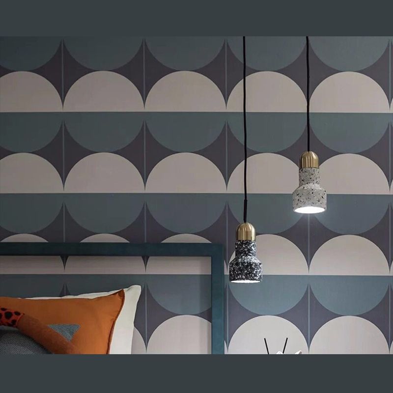 Luci a soffitto a sospensione moderna cilindri pietra 1 ciondolo leggero lampada