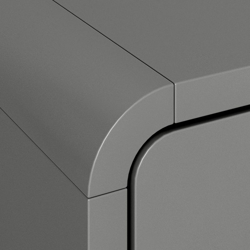 Glam Make-up Vanity with Drawer in Grey/white/pink for Bedroom