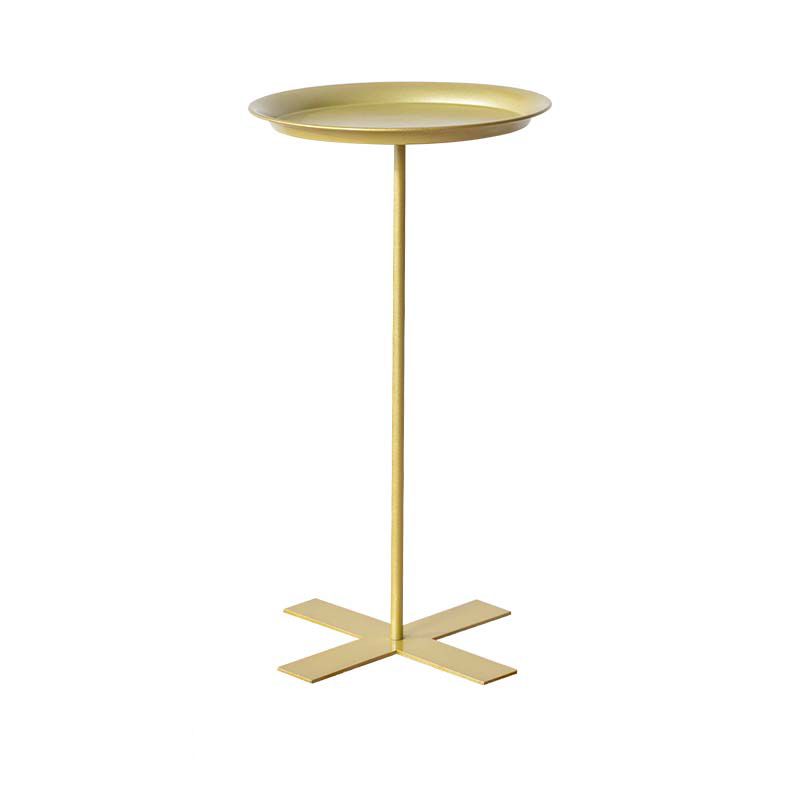 Round Pedestal Mid-Century End Table Minimalist Side End Table