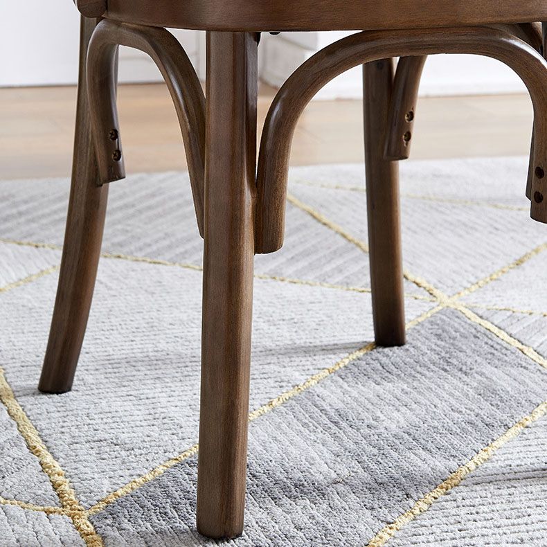 Windsor Back Chair Traditional Wood Dining Kitchen Room Arm Chair