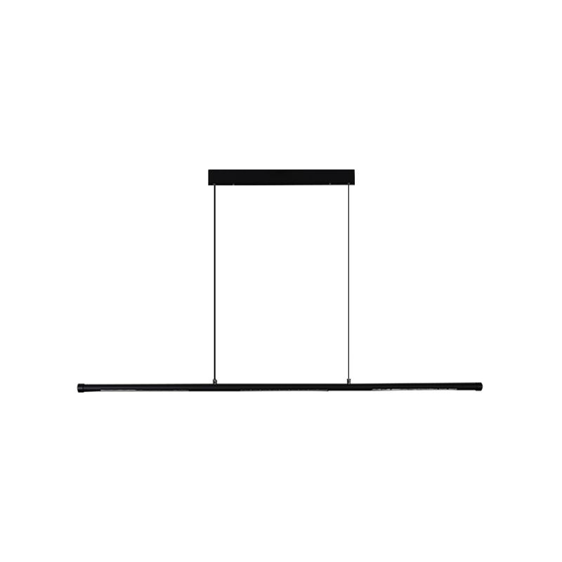 Style luminaire île en aluminium simple