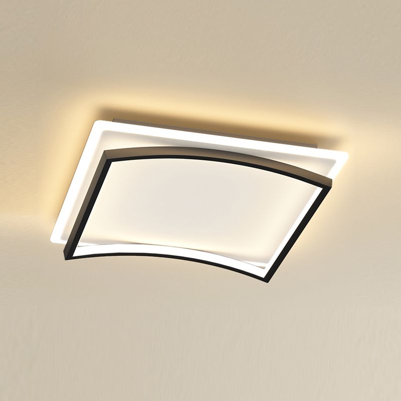Iluminación de montaje empotrado Simplicity con luces de techo LED empotradas con pantalla acrílica