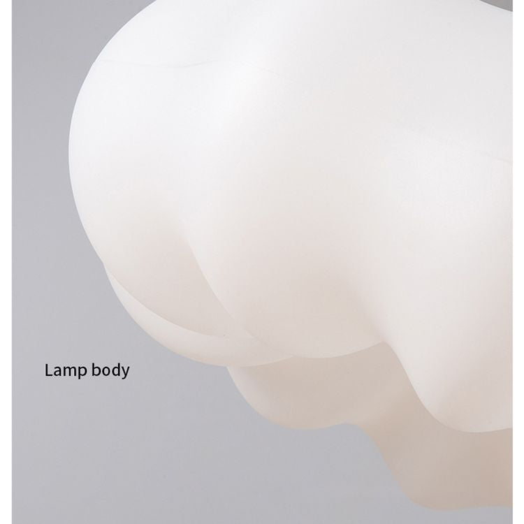 Nordic Minimalist Cloud Chandelier Lamp Resin Hanging Pendant Lights for Living Room