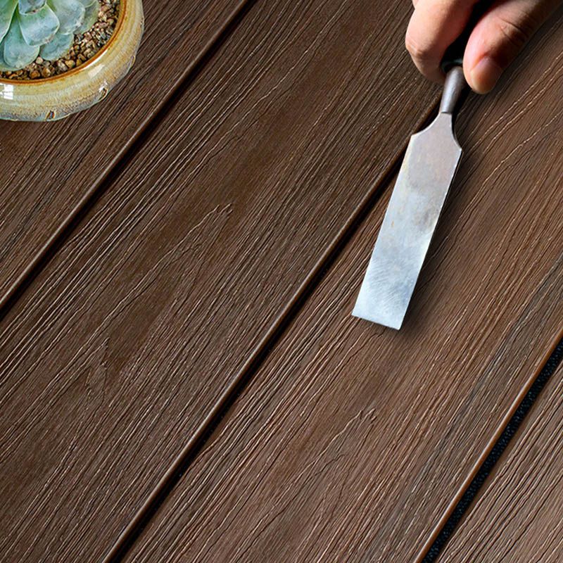 Composite Deck Plank Interlocking Patio Flooring Tiles with Slip Resistant