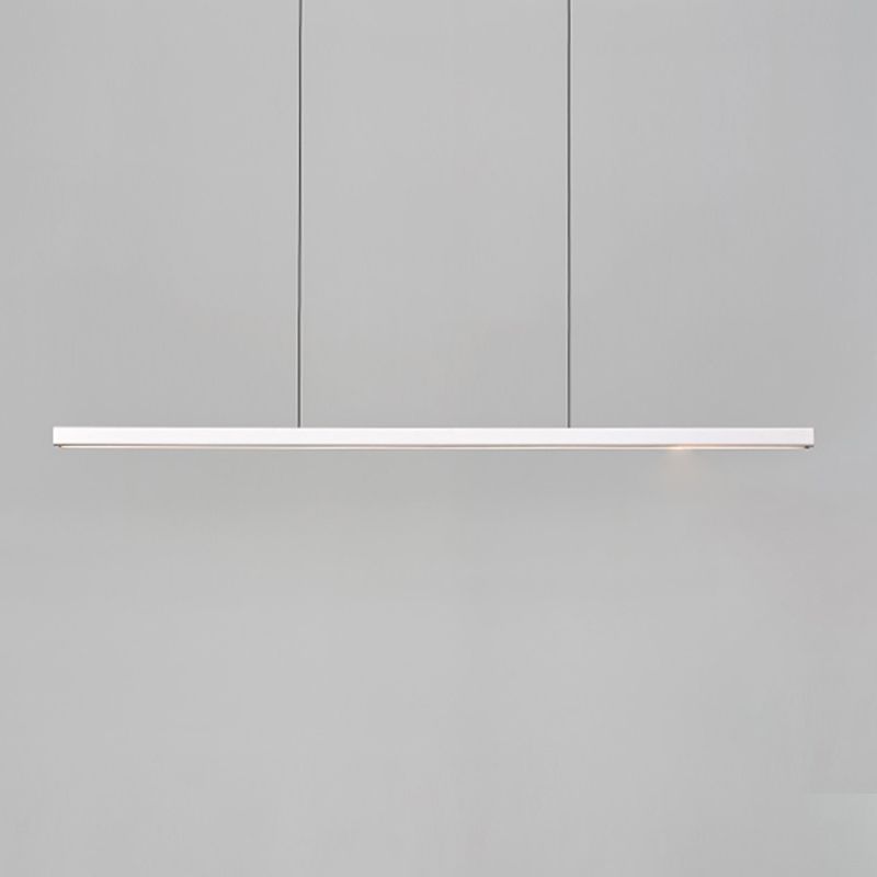 Nordic Modern Island Light LED Long Linear Pendant Lamp pour salle à manger