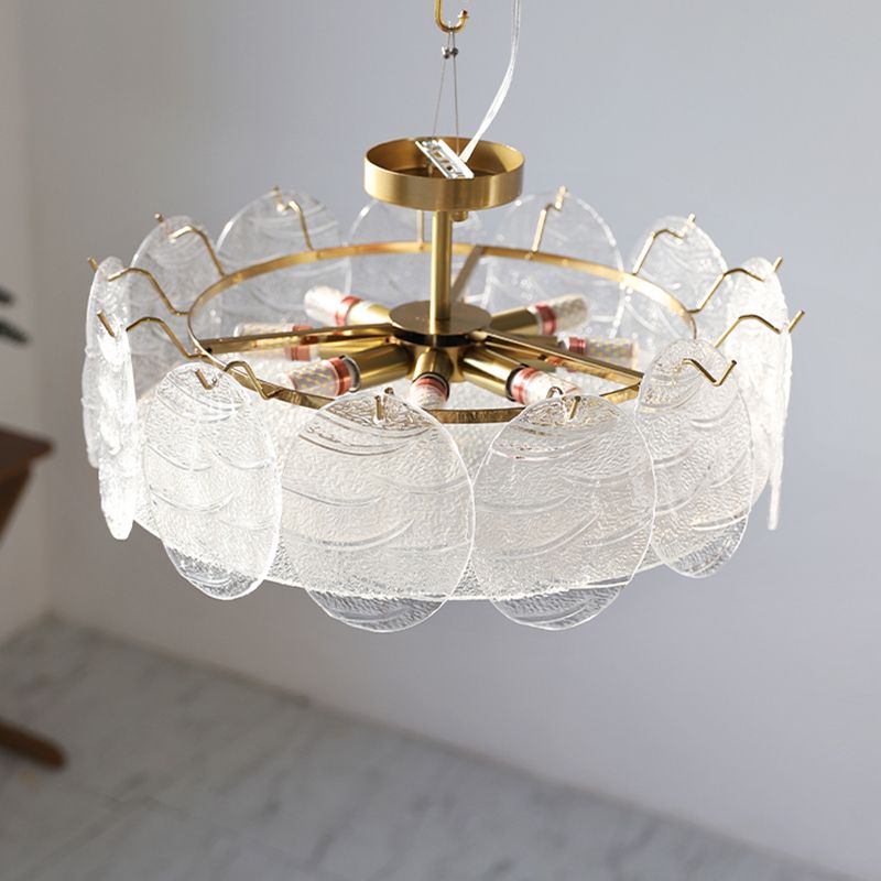 Nordic Ceiling Lamp Simple Glass Shade Flush Mount Light Fixture