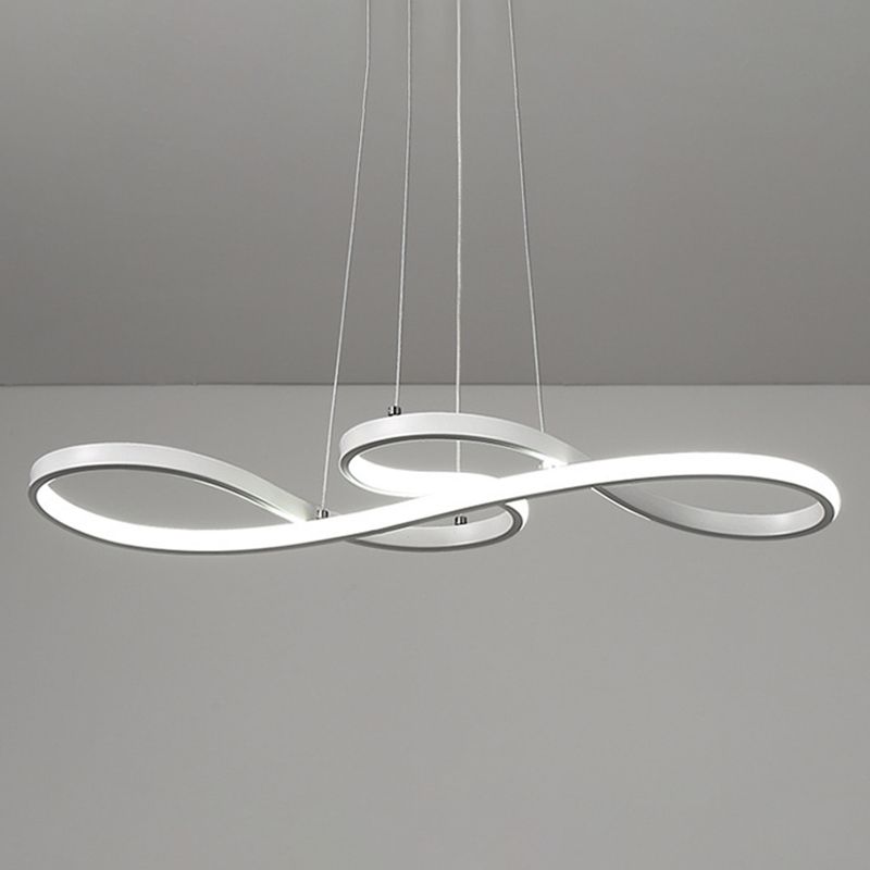 Contemporary Musical Note Chandelier Light Metal Suspension Light for Restaurant