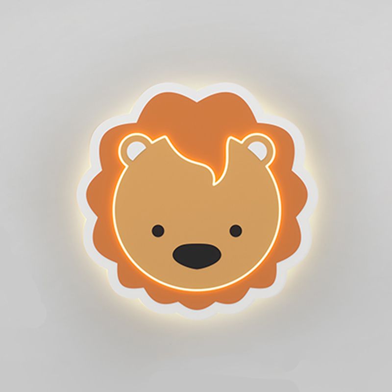 Creative Animals Wall Light Modern Colorful LED Wall Light Fixture for Bedroom