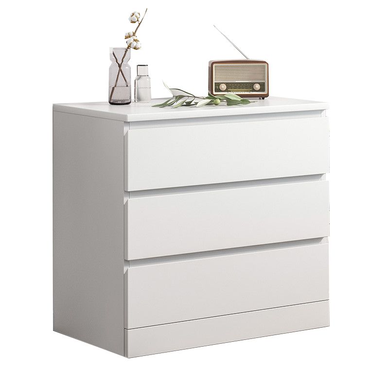 Contemporary Storage Chest Manufactured Wood Dresser with 3/4/5/6 Drawers