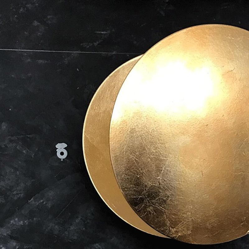 Modern Wall Mount Light 1-Light LED Metal Wall Light with Iron Shade for Bedroom