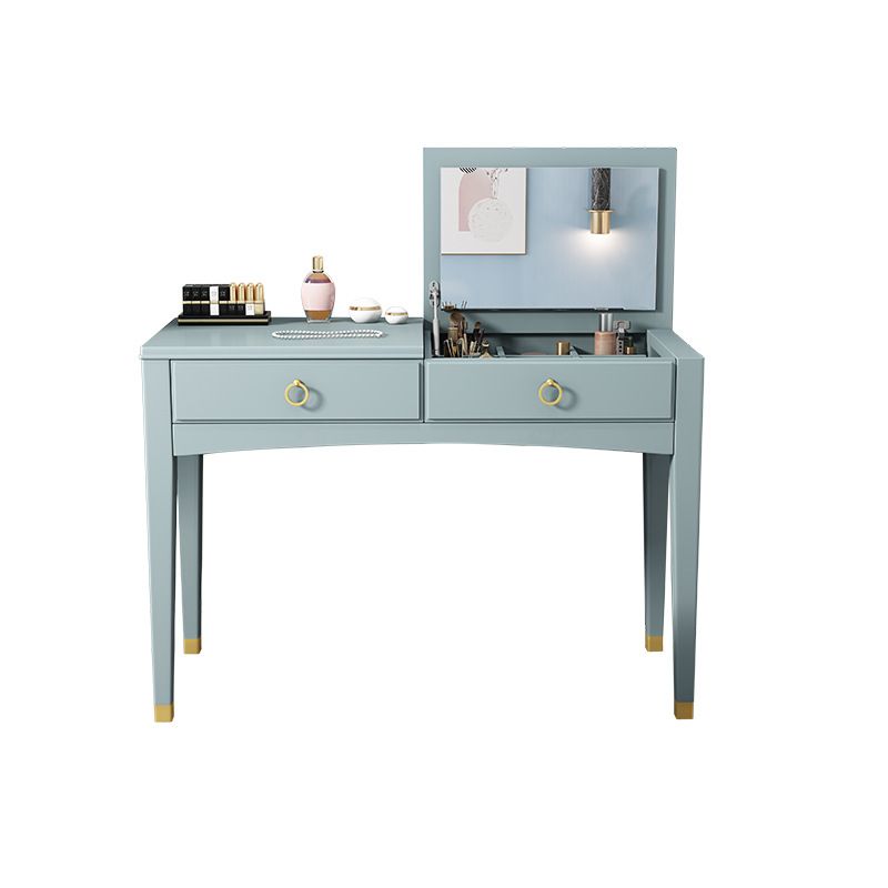 Flip Single Mirror Dressing Table39.37" One Drawer Vanity Table