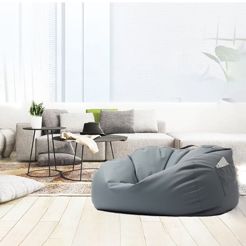 PU Arms Included Barrel Accent Chair with Fixed Back for Living Room and Bedroom