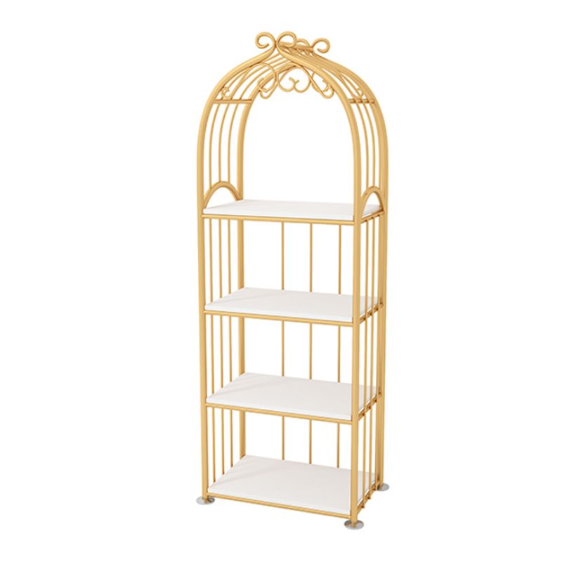 Gold Standard Bookcase Metal Open Back Contemporary Bookshelf