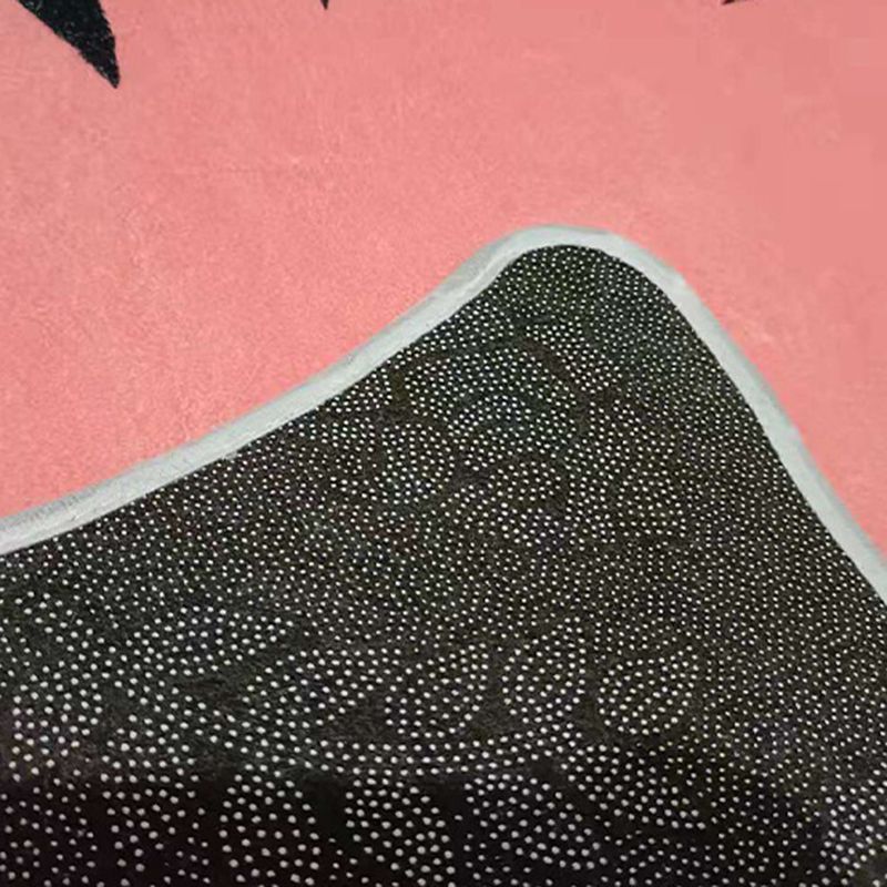 Minimalist Carpet Animals Printed Area Rug Stain Resistant Polyester Rug for Living Room