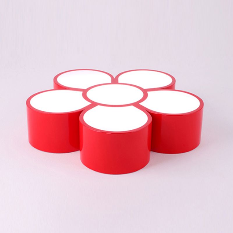 Blume LED Hängende Leuchte Cartoon Metall Klassenzimmer Deckenheizlampe