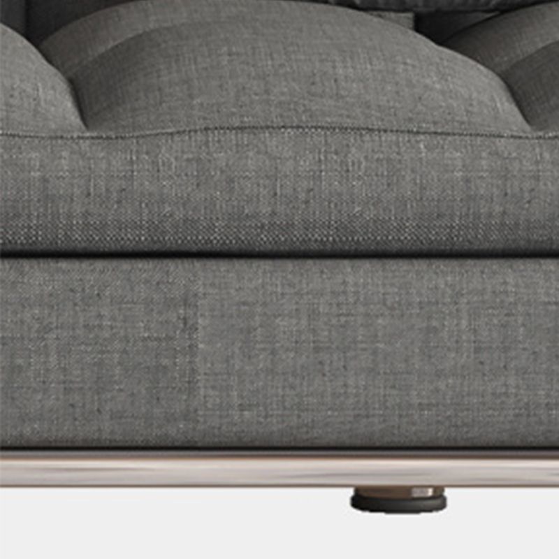 Modern Convertible Sofa Bed Hair Pin Legs Seating with Pillows