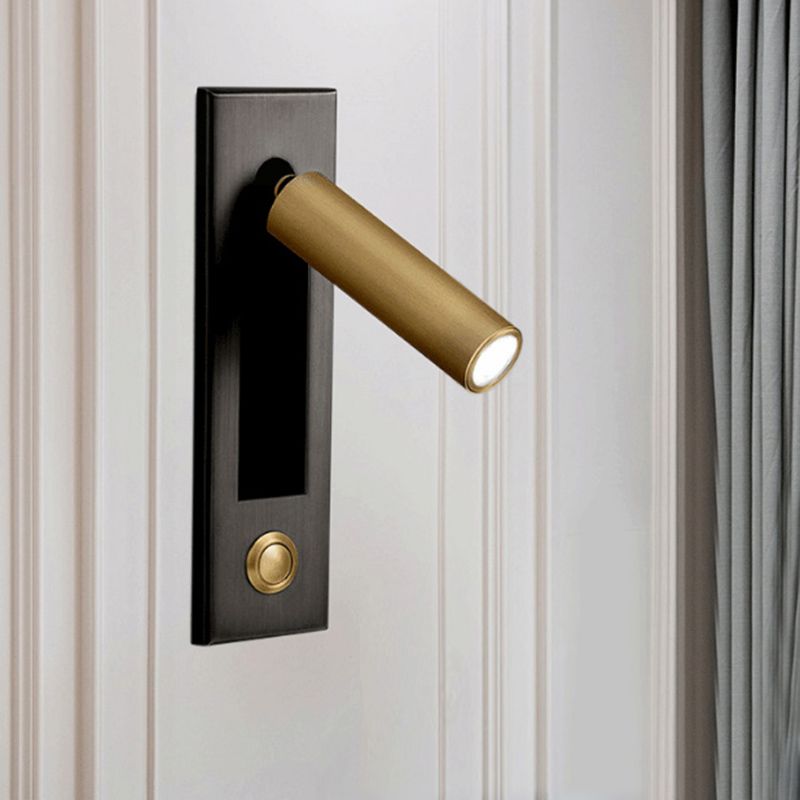 Semplicità contemporanea luce regolabile a parete luce con ombra acrilica per camera da letto