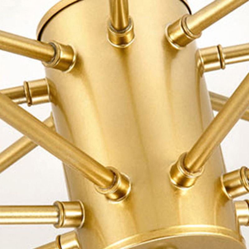 Luz de lámpara de lámpara de vidrio contemporánea Restaurante Hanging Chandelier