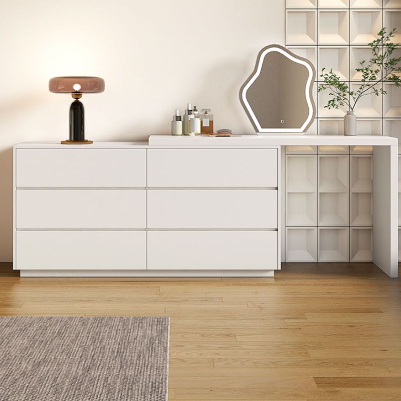 Modern Wooden Standing With Drawer White Bedroom Vanity Dressing Table