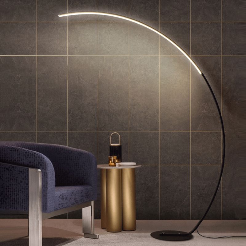 Strip Shape Floor Light 1-Light LED Floor Standing Light Fixture for Living Room