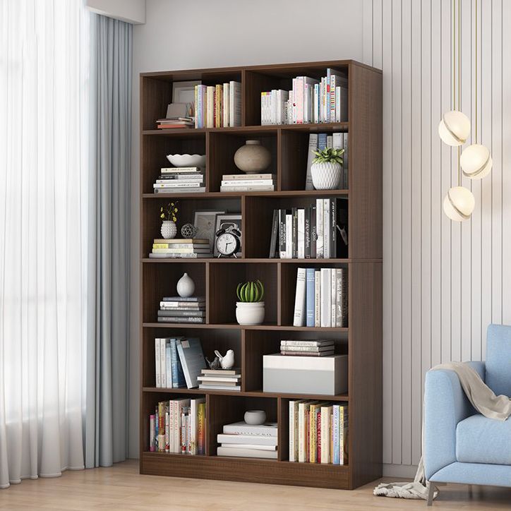 9.45" Wide Matte Finish Bookshelf Wood Standard Shelf Bookcase for Bedroom