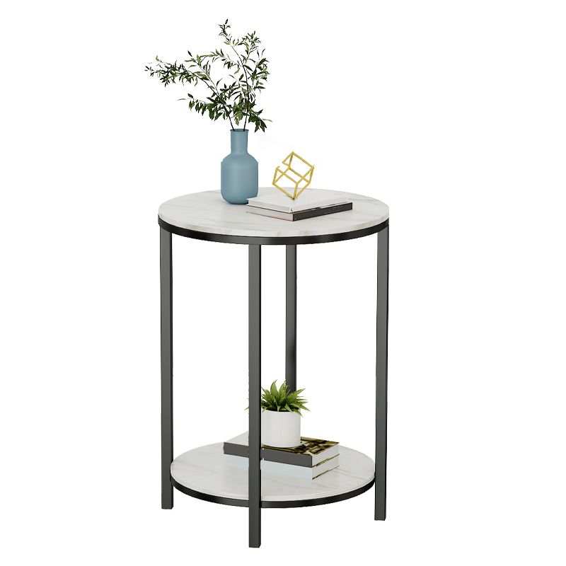 Minimalist Slate Side End Table 4 Legs Side End Table for Living Room