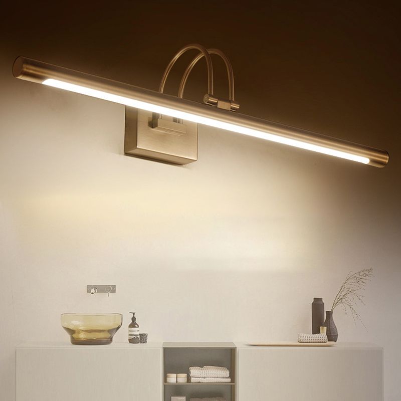 LED Vanity Light Fixtures Linear Modern Mirror Front Light with Acrylic Shade