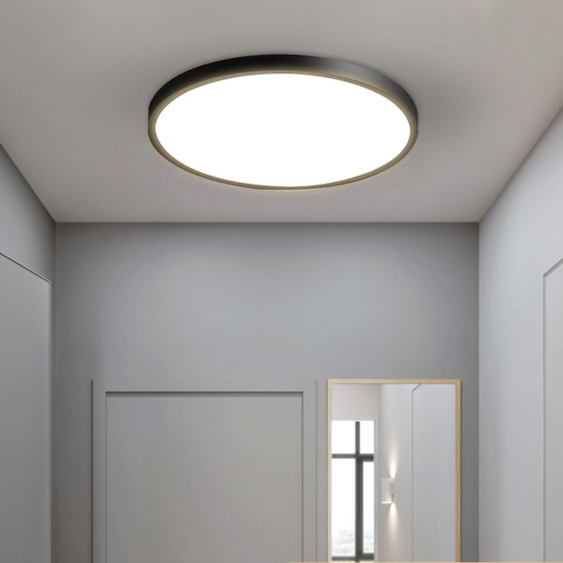 Lámpara de techo redonda empotrada Lámpara de techo empotrada contemporánea