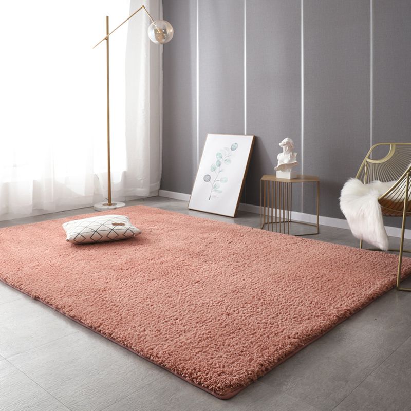 Nordic Solid Color Teppich Mulit gefärbte Baumwollmischfläche Teppich Anti-Rutsch-Backing Haustierfreundlicher Innenteppich für die Dekoration