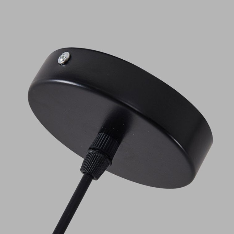 Crystal Luxury Pendant Light Modern Style Iron Cage Shaped Hanging Light for Living Room