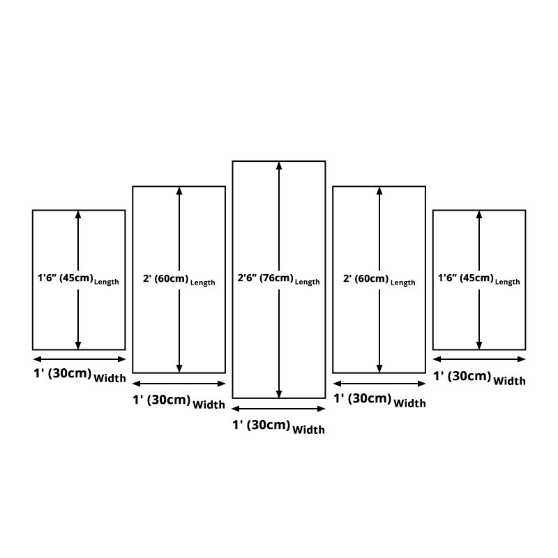 Outer Space Ringed Planet Canvas Science Fiction Multi-Piece Wall Art Print in Blue