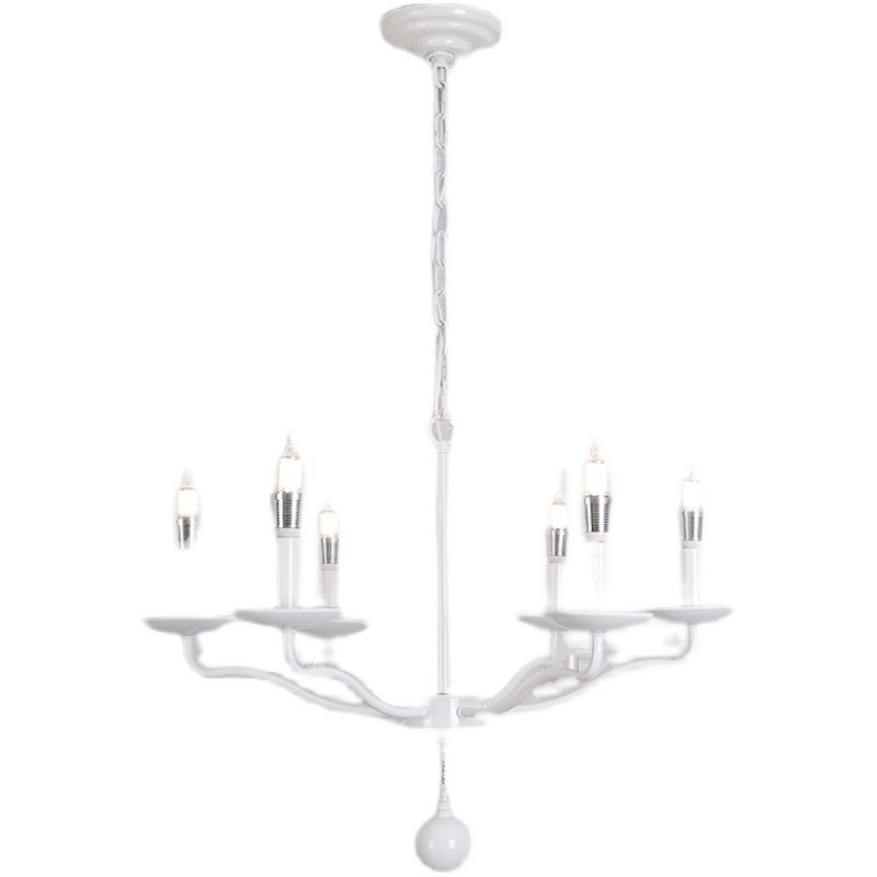 Traditional Metal Pendant Light Sputnik Cylinder Ceiling Light for Dining Room