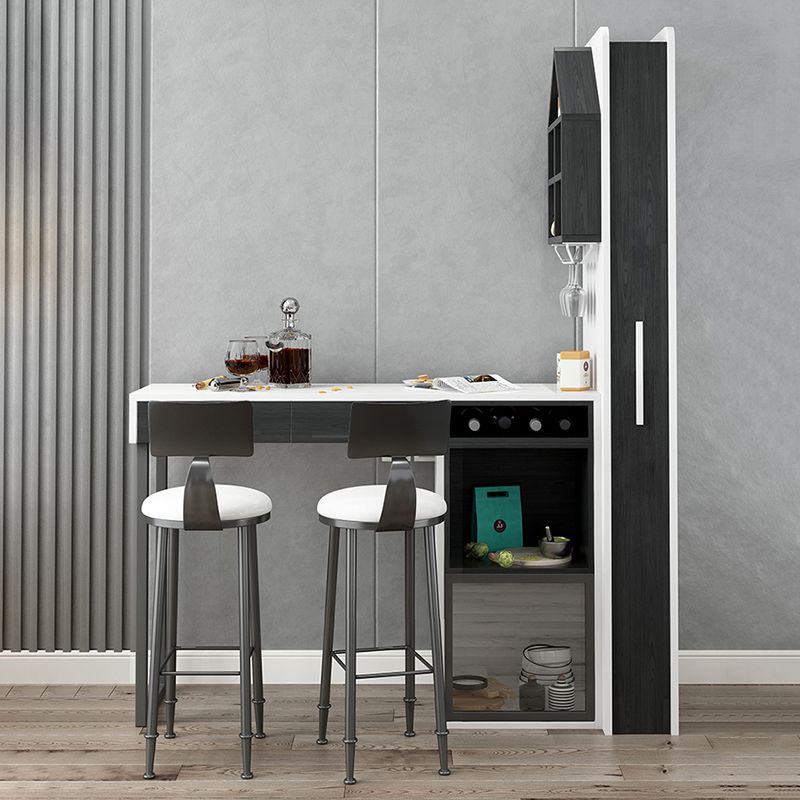 1/2/3 Pieces Counter Height Pub Set Rectangular for Living Room