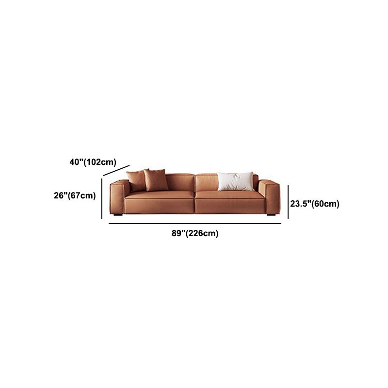 Contemporary Tight Back Square Arm Sofa/Sectional with Durable for Living Room