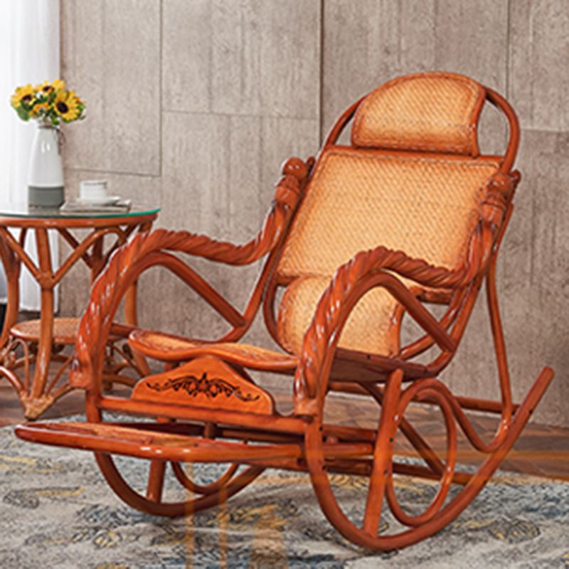 Traditional Wicker Rocking Chair Rocker Chair for Living Room