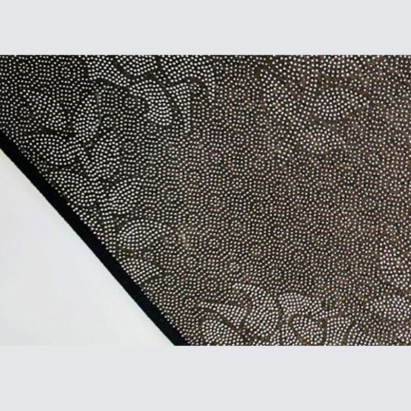Unverwechselbarer, farbenfroher, moderner Teppich mit Funky-Geometrie-Muster für den Innenbereich, Polyester-Teppich mit rutschfester Rückseite für die Inneneinrichtung