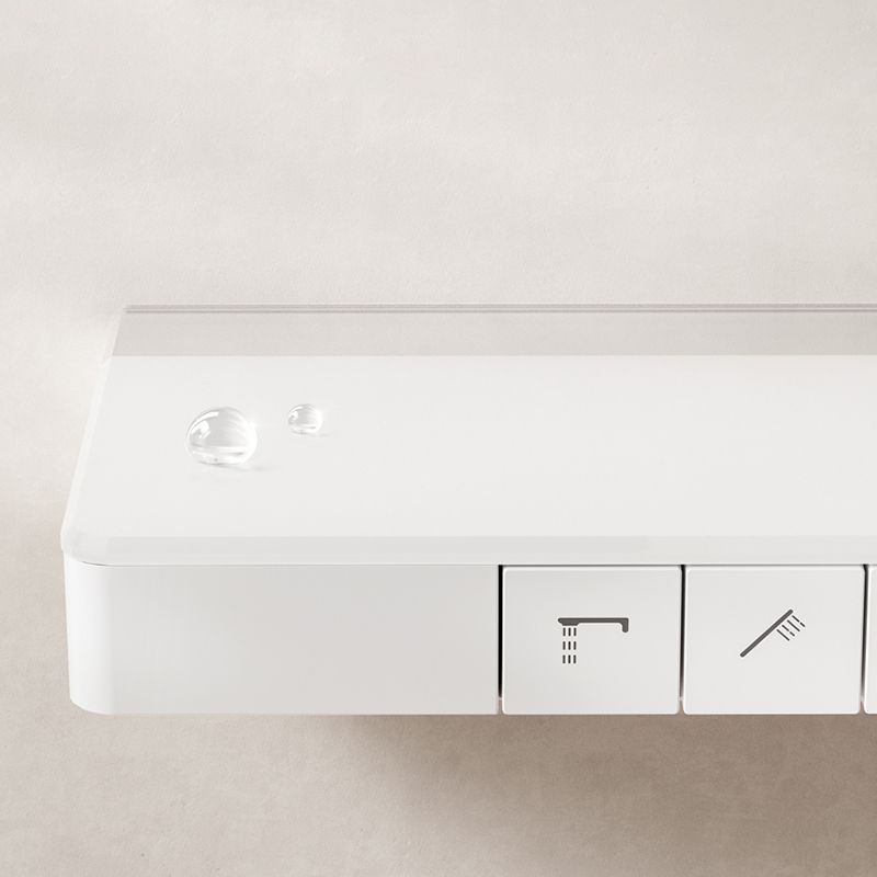 Modern Shower System Brass Volume Control Slide Bar Included Shower Combo