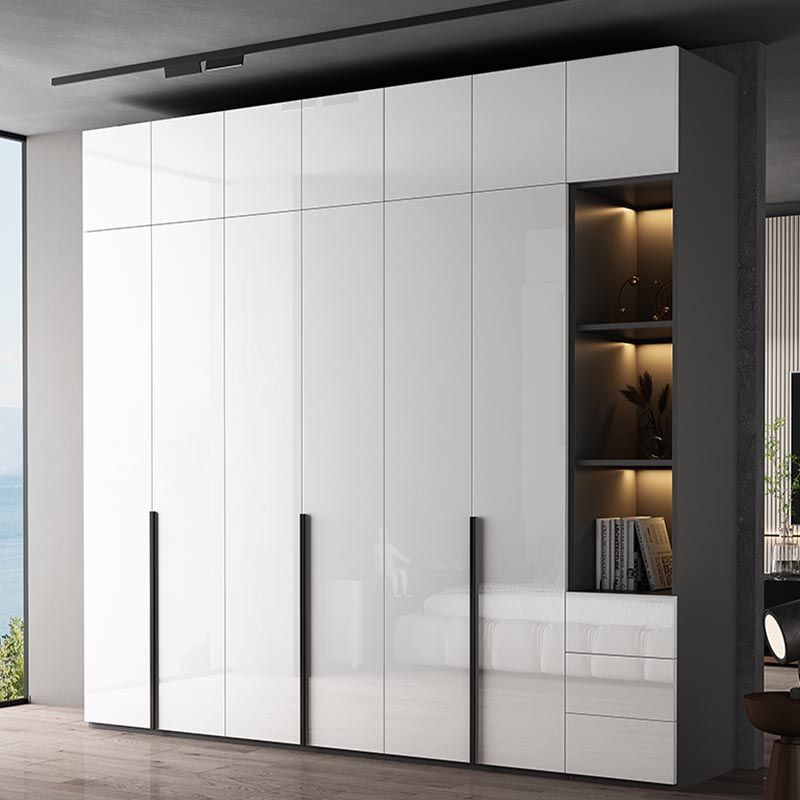 Modern Wooden Wardrobe Soft Close Drawer Wardrobe Closet for Bedroom