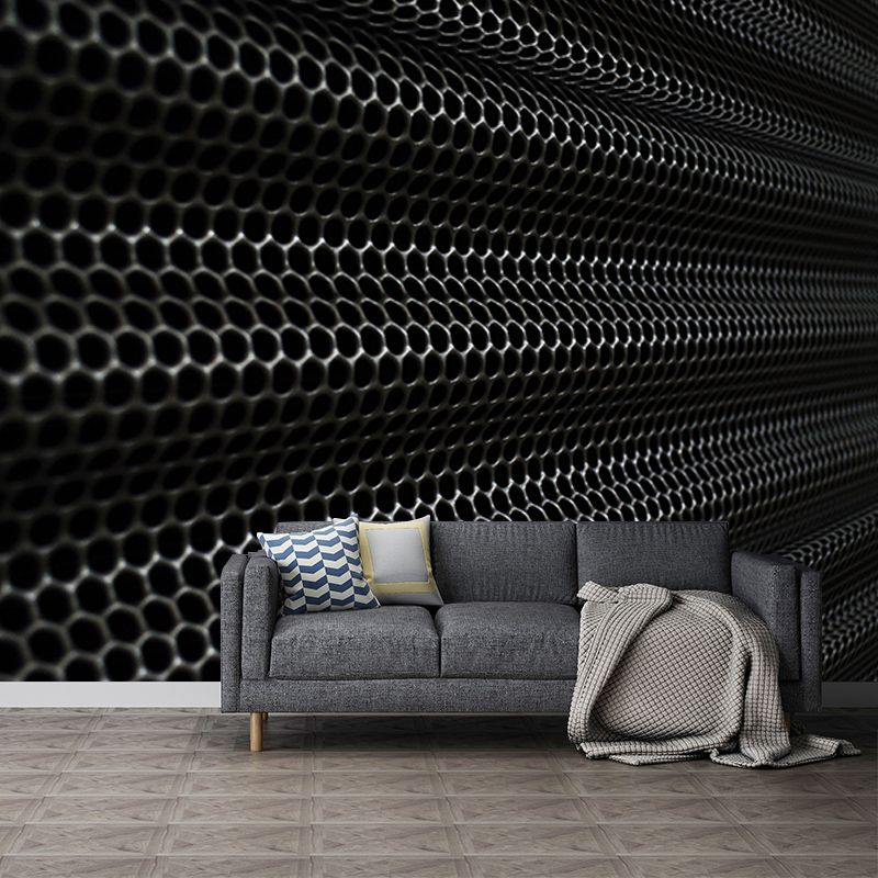Living Room Industrial Metal Wall Mural Wallpaper Horizontal Photography Wall Covering