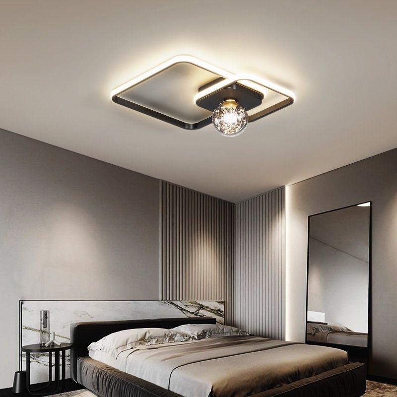 Lampe LED encastrée moderne, barre lumineuse créative pour chambre à coucher, Style moderne