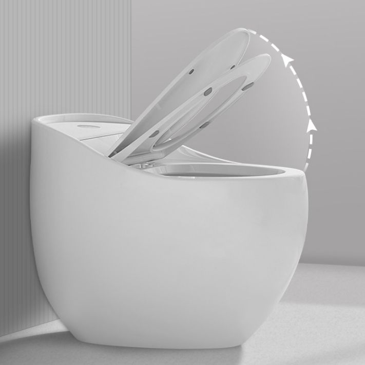 Traditional Flush Toilet One-Piece Toilet Floor Mounted Porcelain Toilet