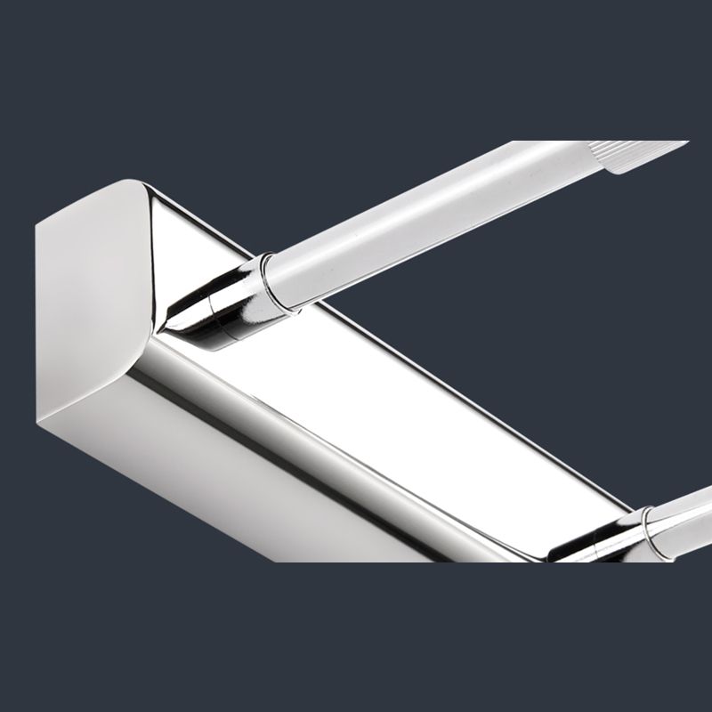 Acryl Silver LED-Wandleuchten im modernen Luxusstil Edelstahl verstellbare Wandlampe für Badezimmer